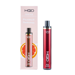 Электронная сигарета HQD Cuvie Plus 1200 (Розовый лимонад)